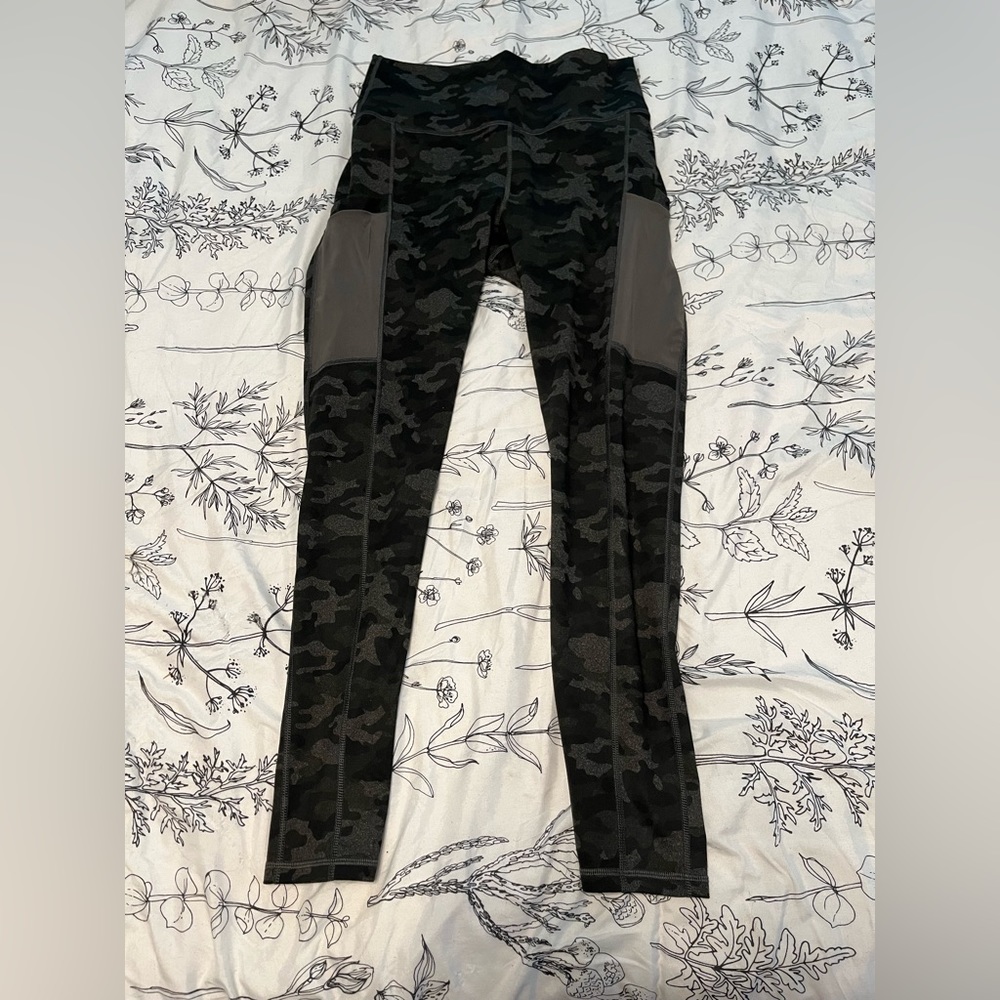 Fabletics Black Camo Leggings
